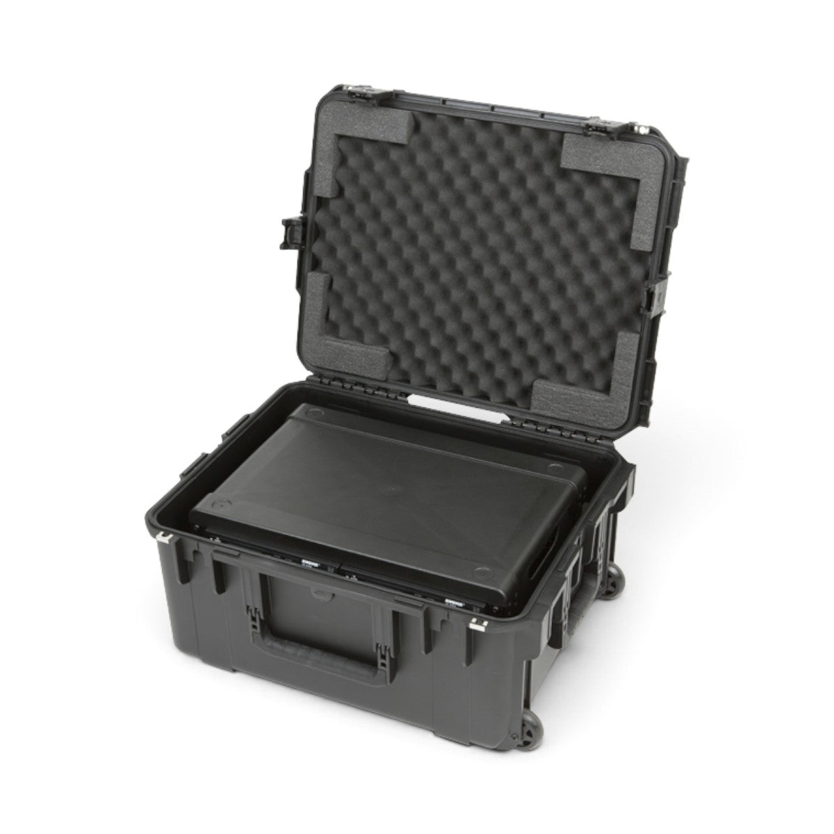 SKB Cases 2U iSeries wireless microphone fly rack with removable injection molded frame and protective foam interior