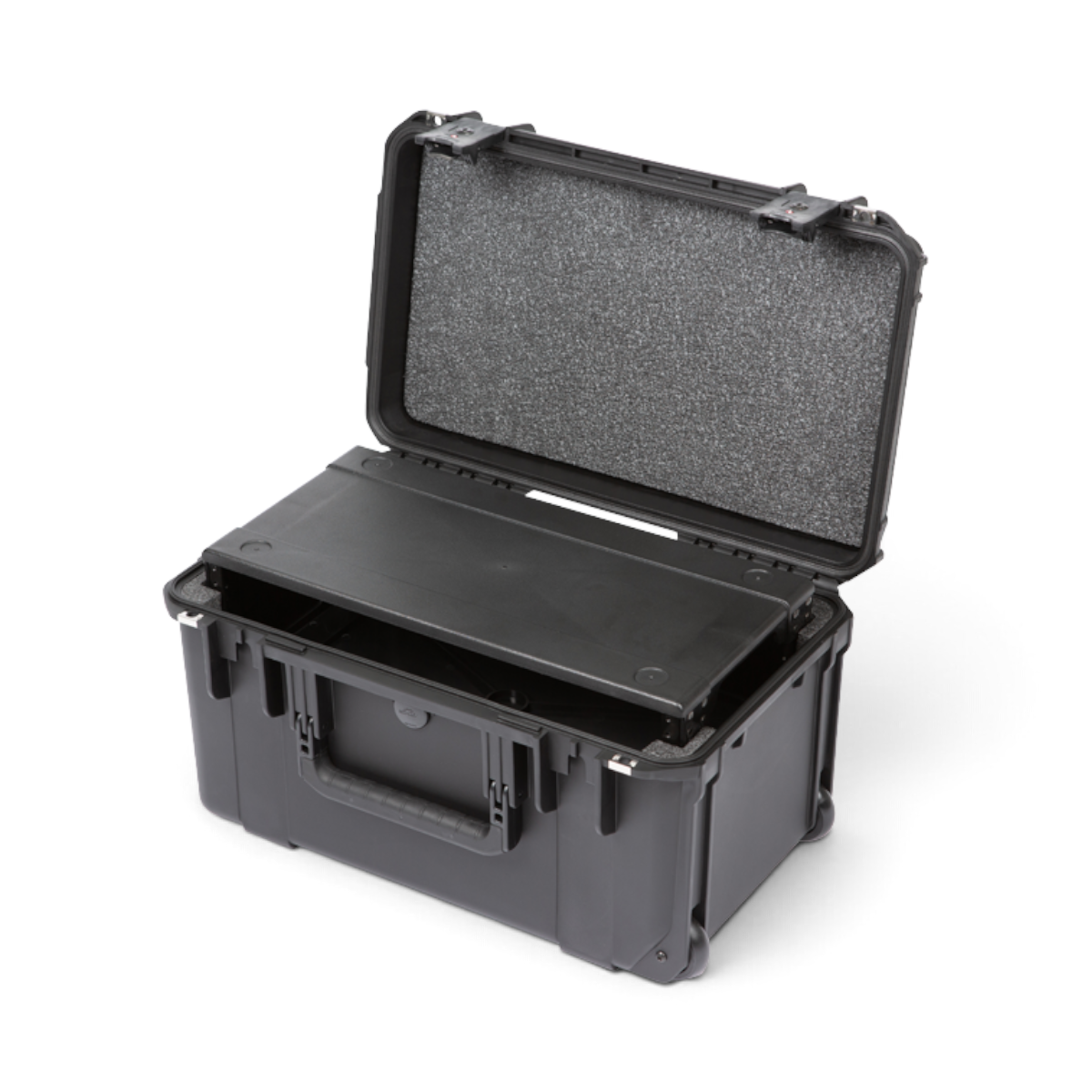SKB Cases 3U iSeries shallow fly rack with removable injection molded frame and protective foam interior