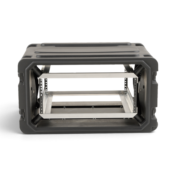 4U Rolling Shock Rack - 20-inch Deep | Secure, Stackable