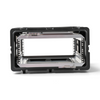 SKB Cases 4U 30-inch deep shock rack with a removable metal chassis inside a rugged black roto-molded shell.
