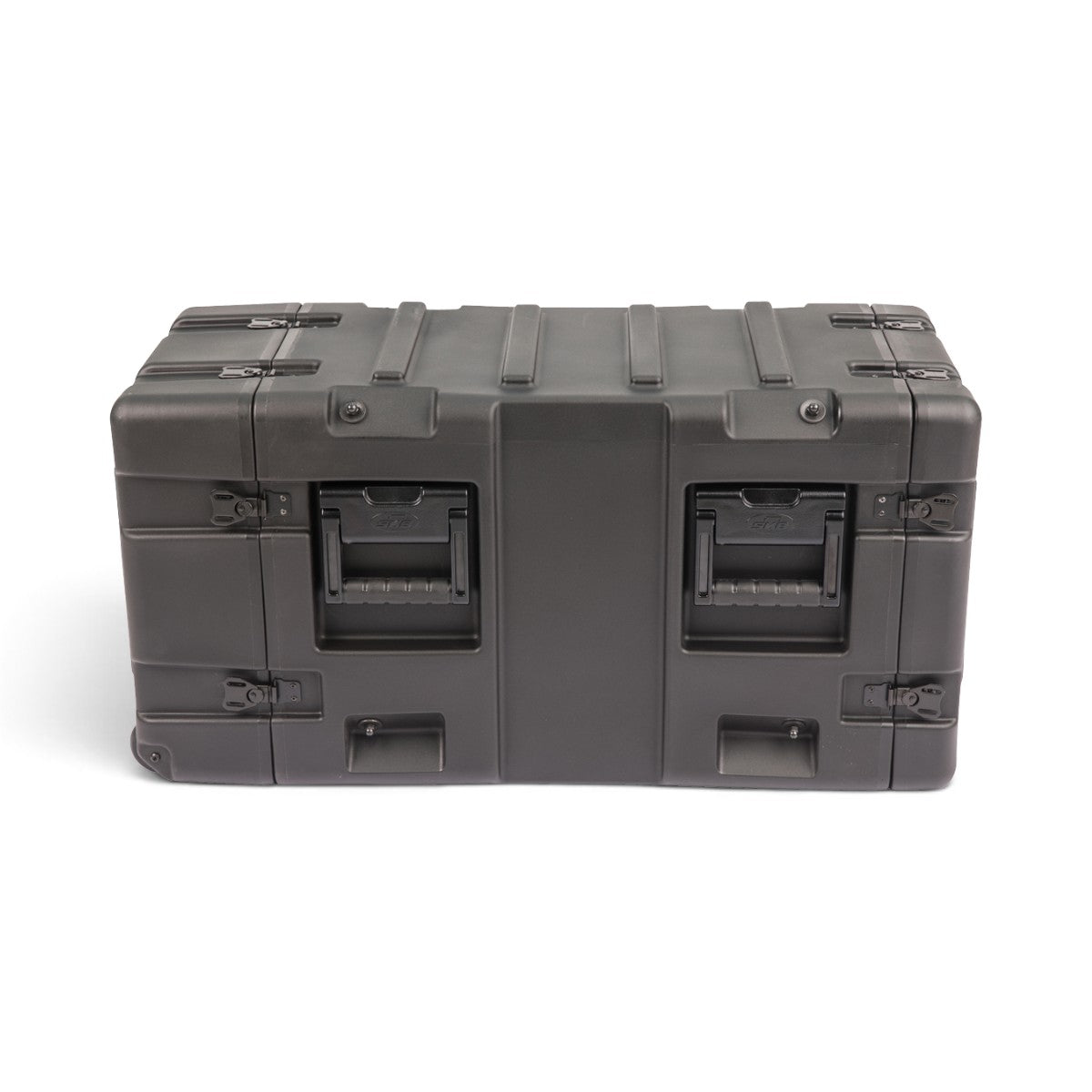 SKB Cases 5U 20-inch deep shock rack in black, featuring a rugged roto-molded shell and recessed hardware.