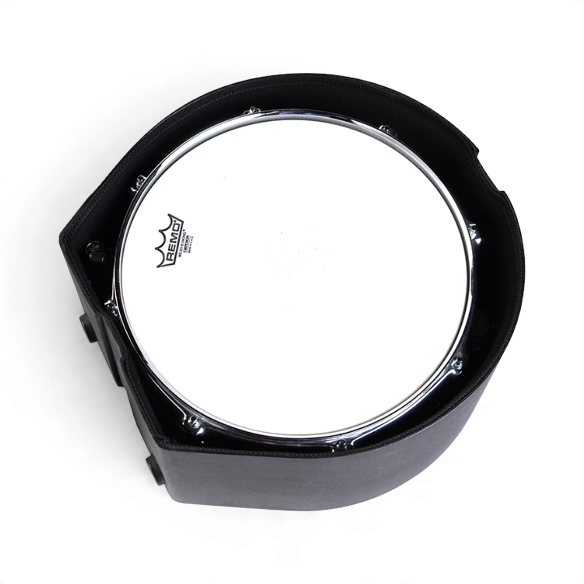 SKB Cases 5 x 13 snare drum case with roto-molded D-shaped design and padded interior for secure instrument protection