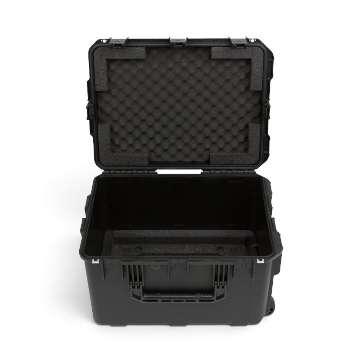 SKB Cases 6U iSeries injection molded fly rack with black waterproof exterior and protective interior foam lining