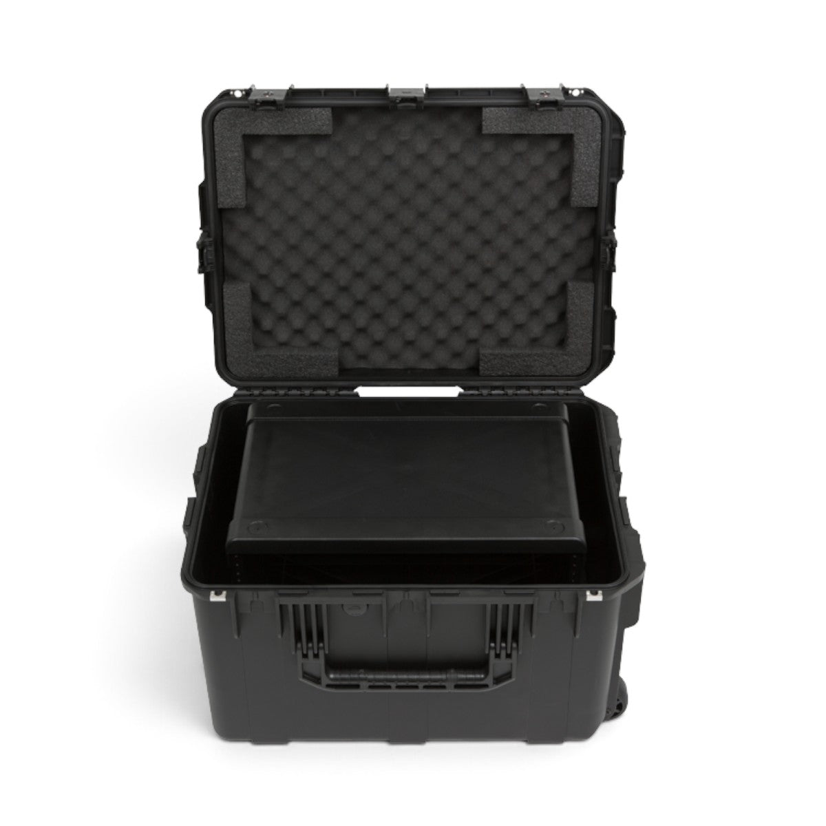 SKB Cases 6U iSeries injection molded fly rack with black waterproof shell and protective interior foam