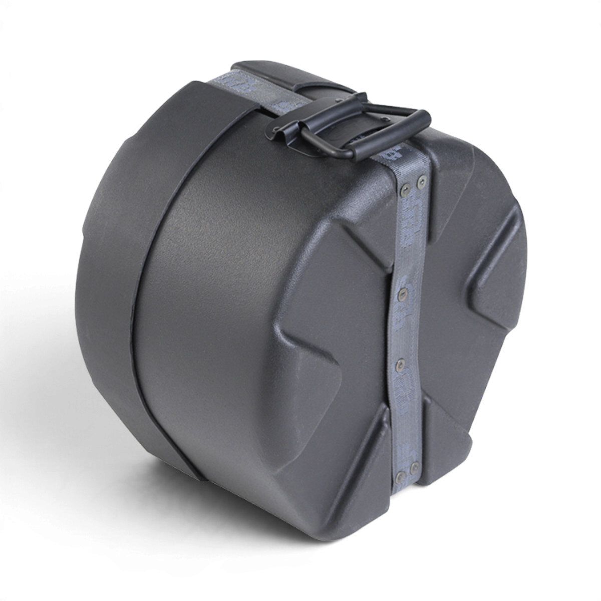 SKB Cases 6x10 inch snare drum case in black roto-molded plastic with D-shaped design and secure strap closure