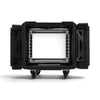 SKB Cases 8U 28-inch deep rSeries shock rack with internal aluminum frame, shock isolators, and removable casters.