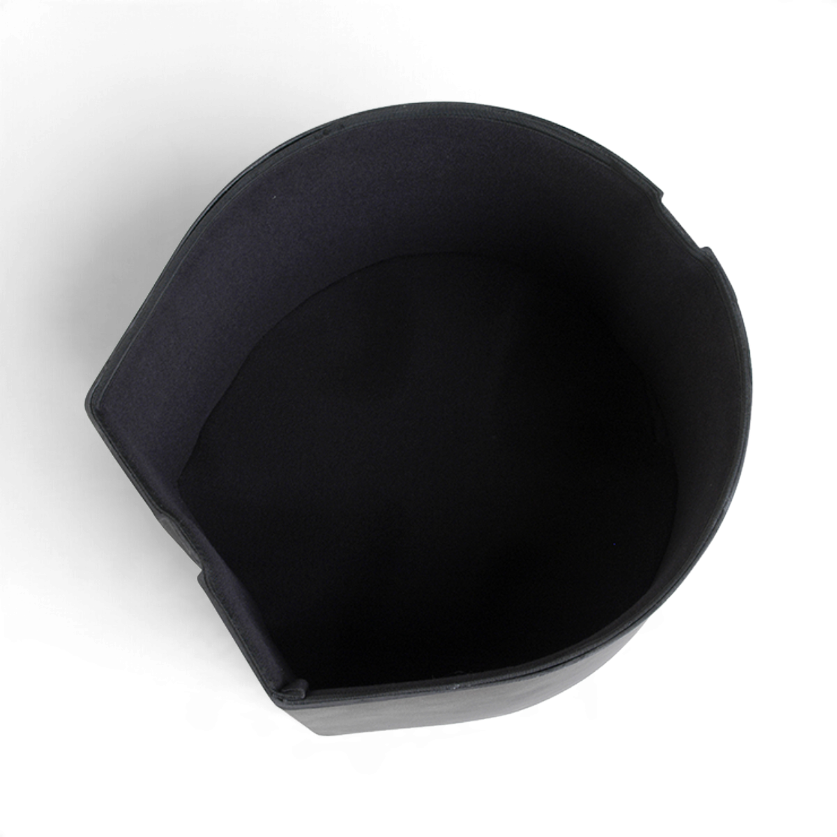 SKB Cases 8 x 14 inch black roto-molded D-shaped drum case with a padded interior for snare or tom protection.