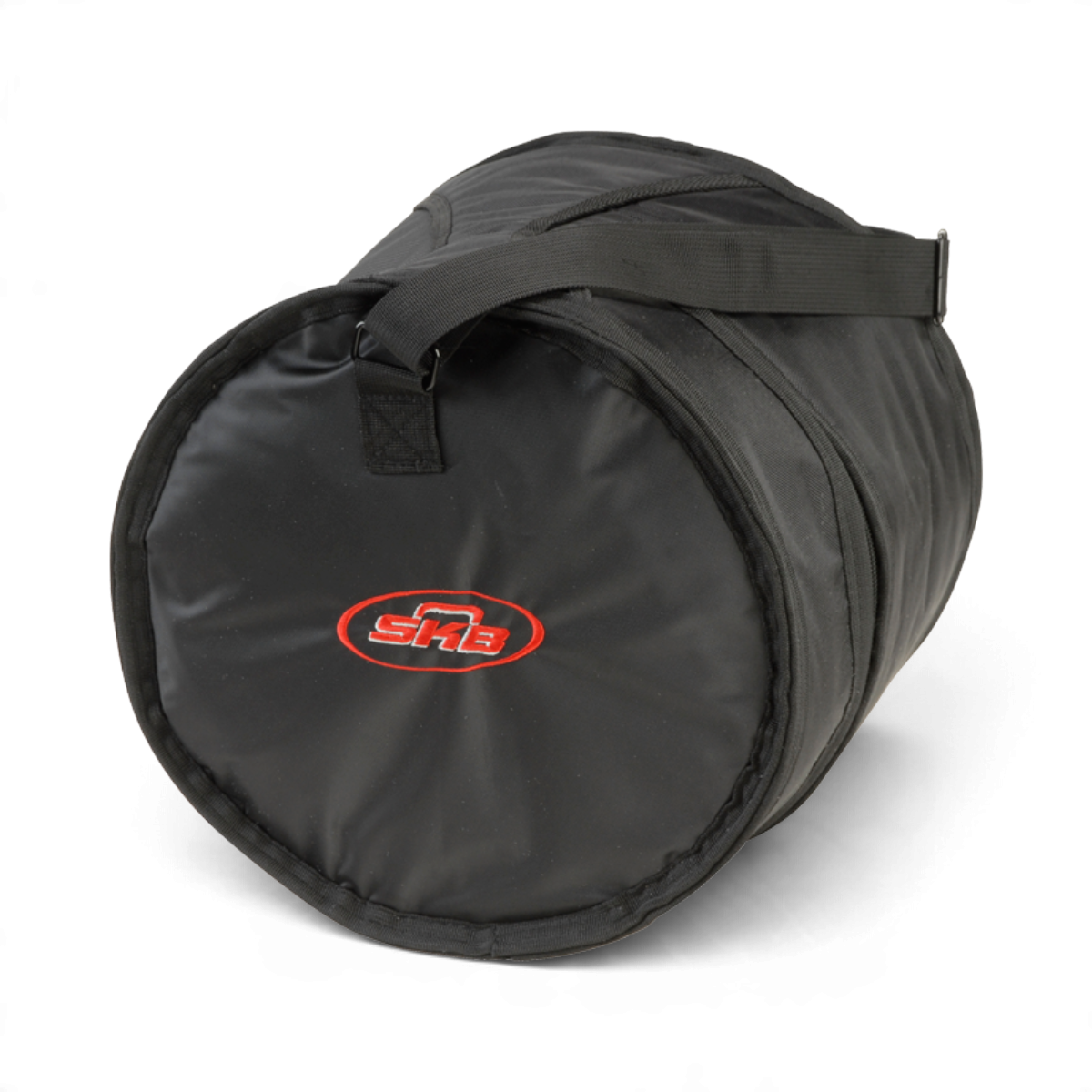 SKB Cases 8x8 inch black ballistic nylon tom drum gig bag with heavy duty zippers and ergonomic carry strap