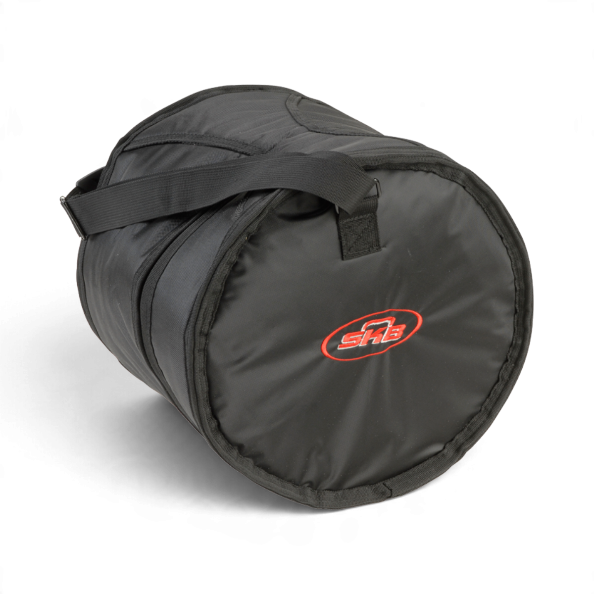 SKB Cases 8x8 inch black ballistic nylon tom drum gig bag with heavy duty zippers and ergonomic carry handle