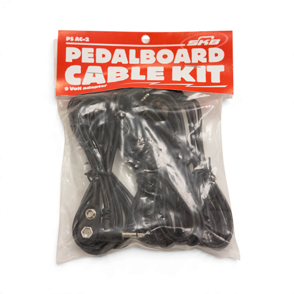 SKB Cases 9V pedalboard adapter cable kit in original plastic packaging for 1SKB-PS-8 pedalboard power supply