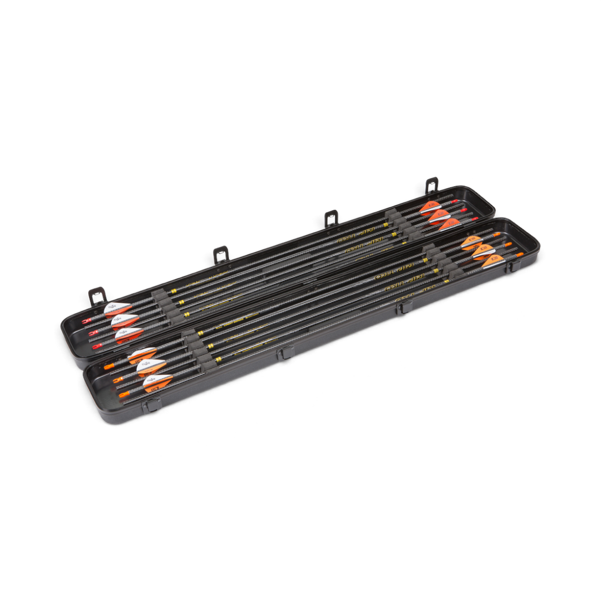 SKB Cases 3304 arrow case in black with high-density foam interior holding twelve arrows up to 33.5 inches long.