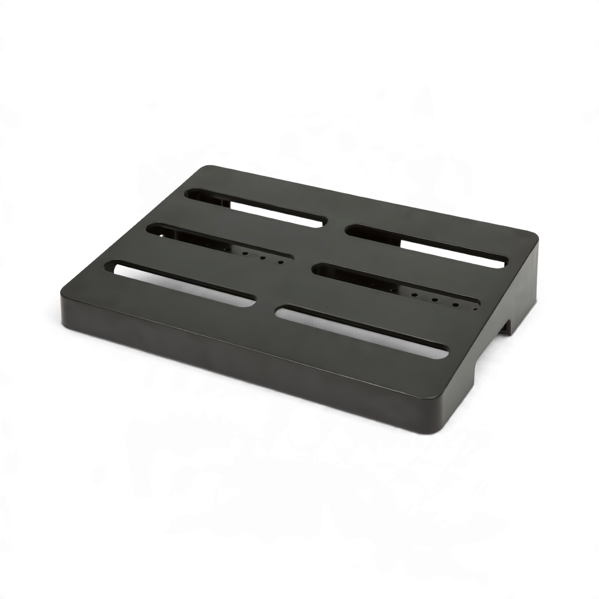 SKB Cases black injection molded ABS pedalboard with slotted surface for guitar effect pedals