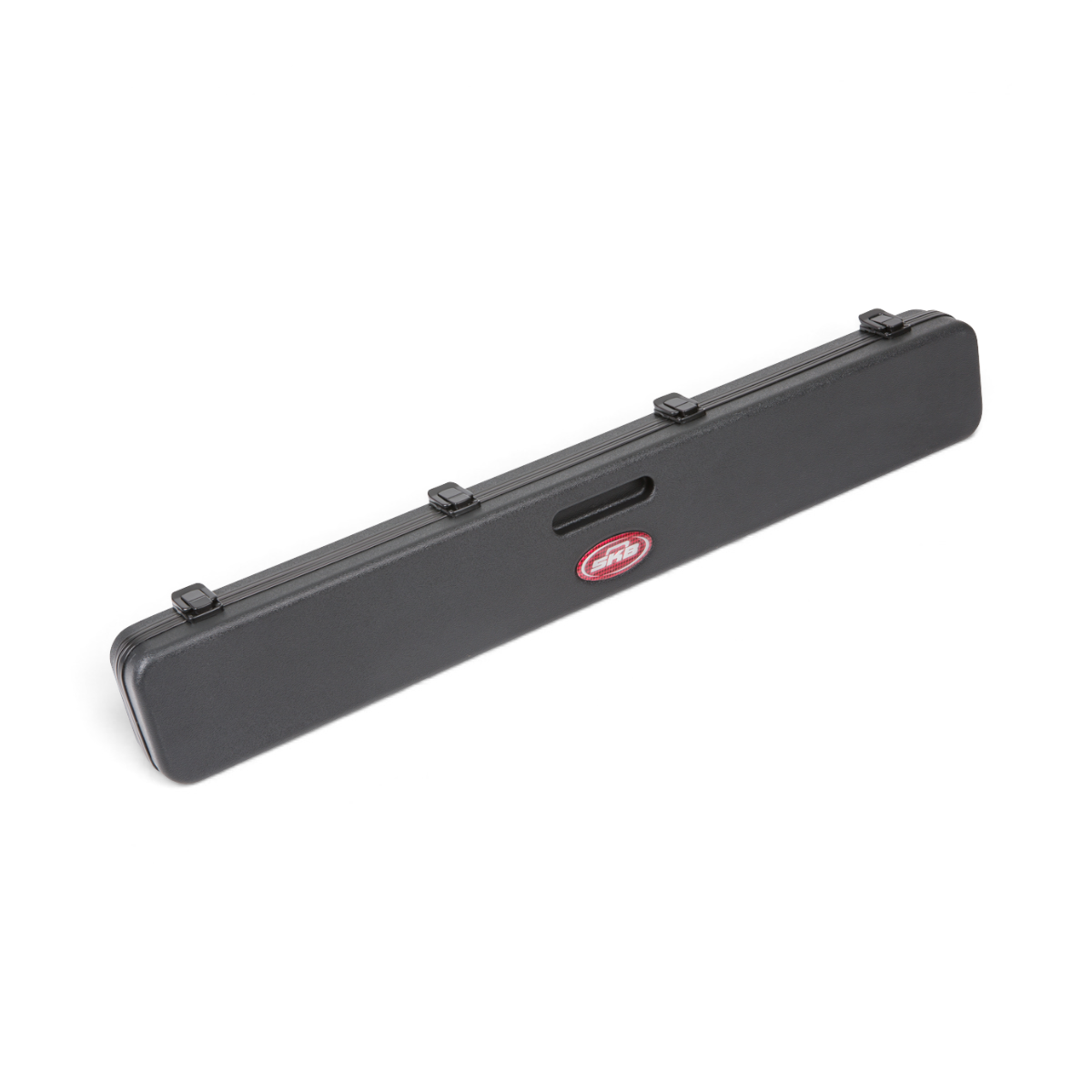 SKB Cases 3304 arrow case in black, featuring a low-profile design, molded handle, and secure buckle latches.
