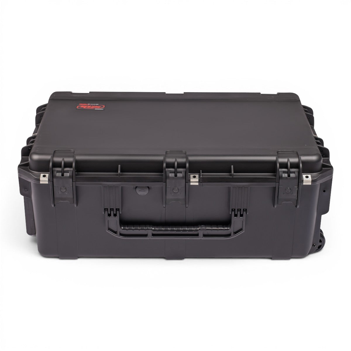 SKB Cases iSeries 3019-12 black injection molded crossbow case with trigger latches and rubber over-molded handle.