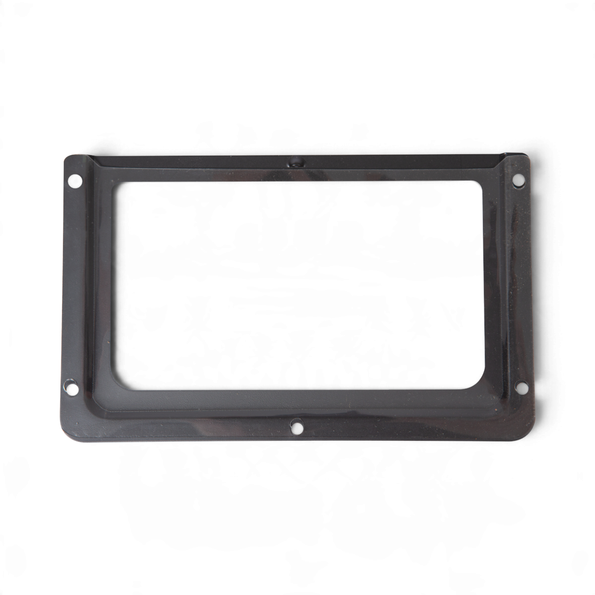 SKB Cases black document and card holder with a clear plastic cover and mounting holes for secure attachment.