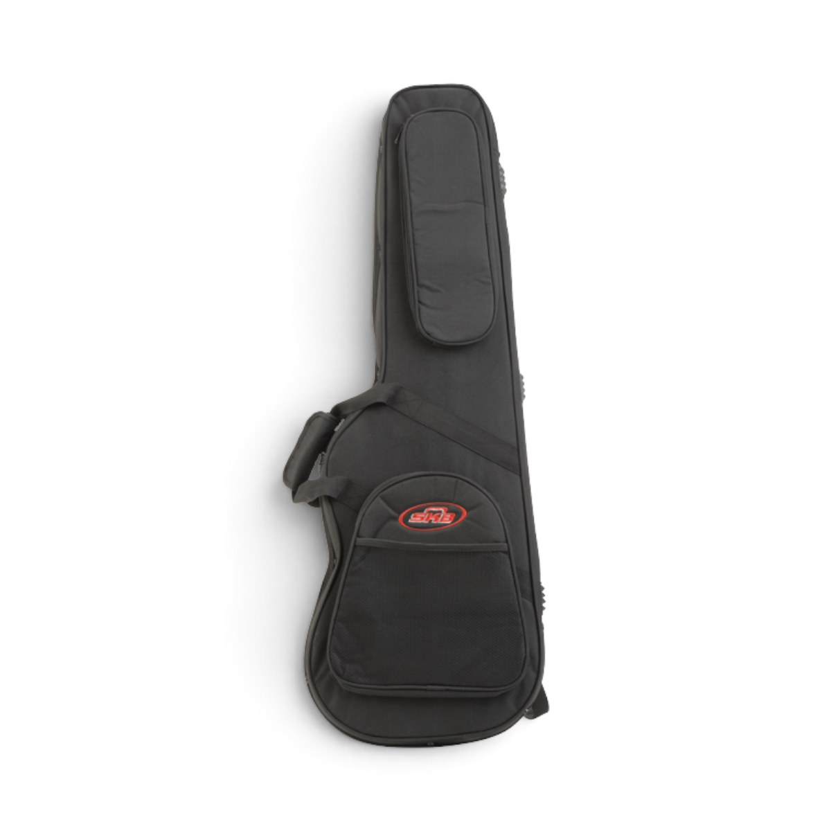 SKB Cases universal electric guitar soft case in black ballistic nylon with zippered accessory pouches