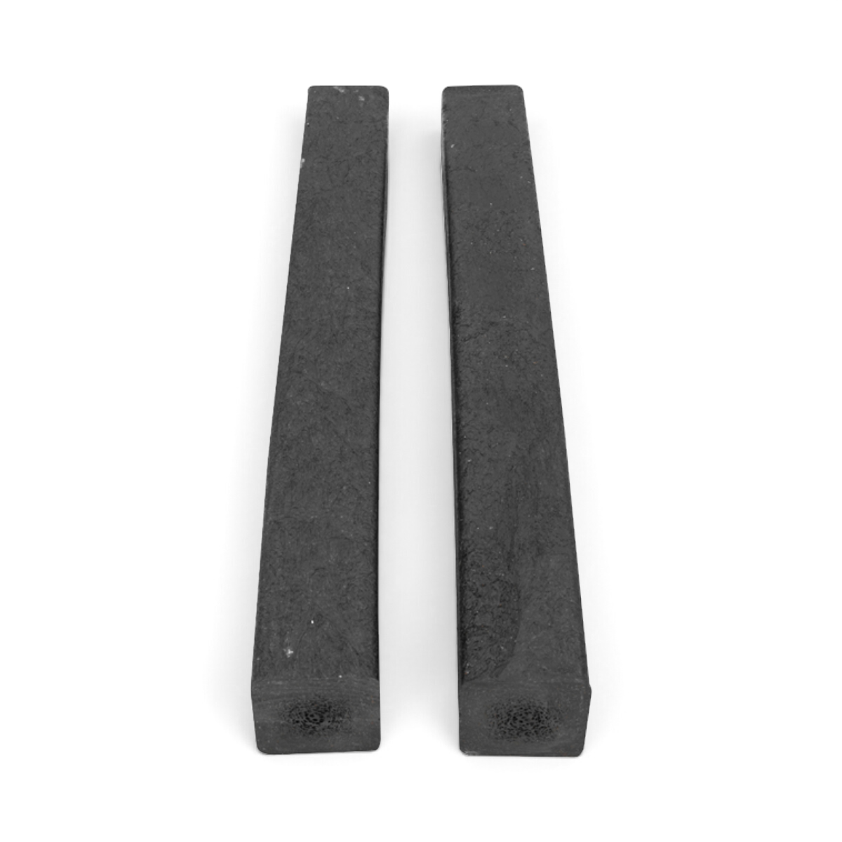 SKB Cases black heavy-duty extruded plastic forklift runners for case access
