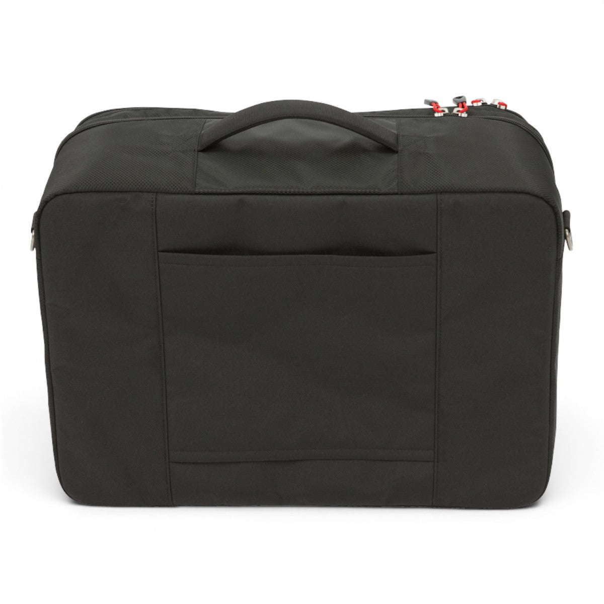 SKB Cases black padded soft bag for pedalboard with rigid exterior, carry handle, and front accessory pocket