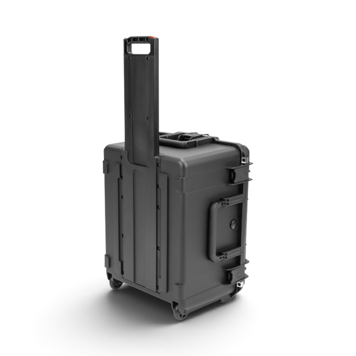 SKB Cases black injection molded rolling equipment case with extended handle for Motorola 6-unit radio chargers