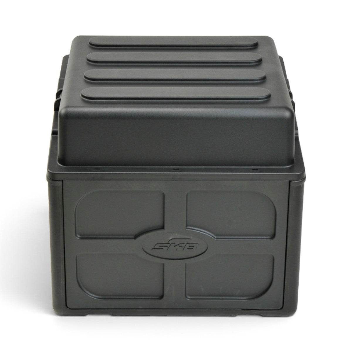 SKB Cases 10U slanted top and 6U front rack case in black with a hard lid and TSA locking latches