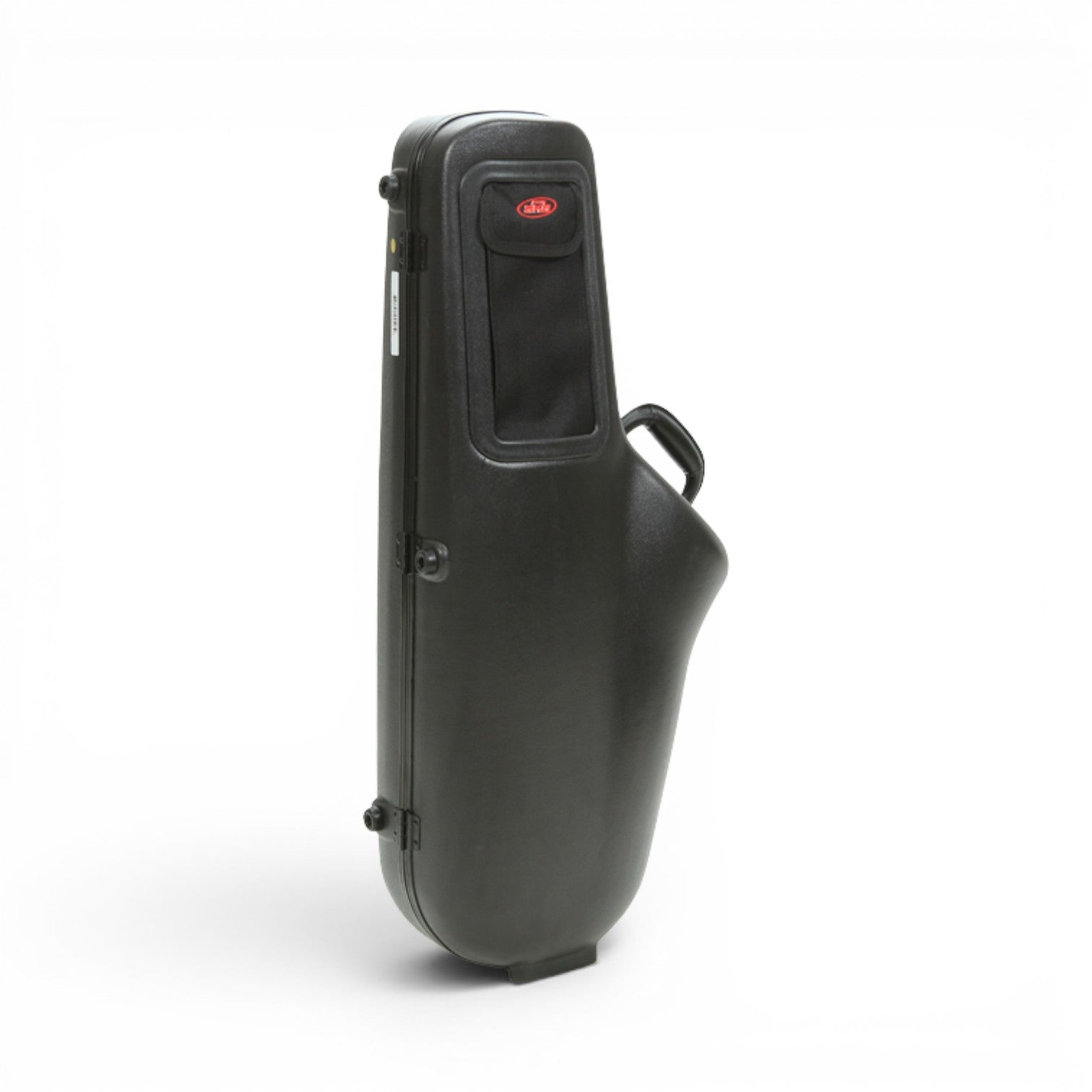 SKB Cases Contoured Pro Tenor Sax case in black with an ergonomic handle and exterior storage pouch.