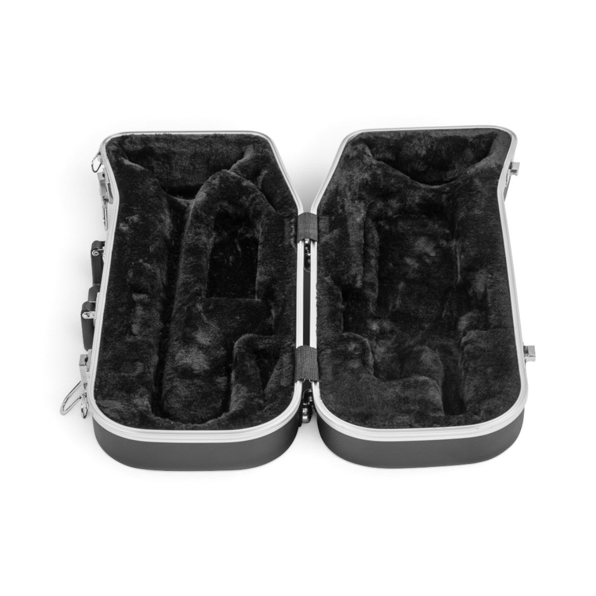 SKB Cases contoured trumpet case with black plush EPS foam interior and molded compartments for instrument storage