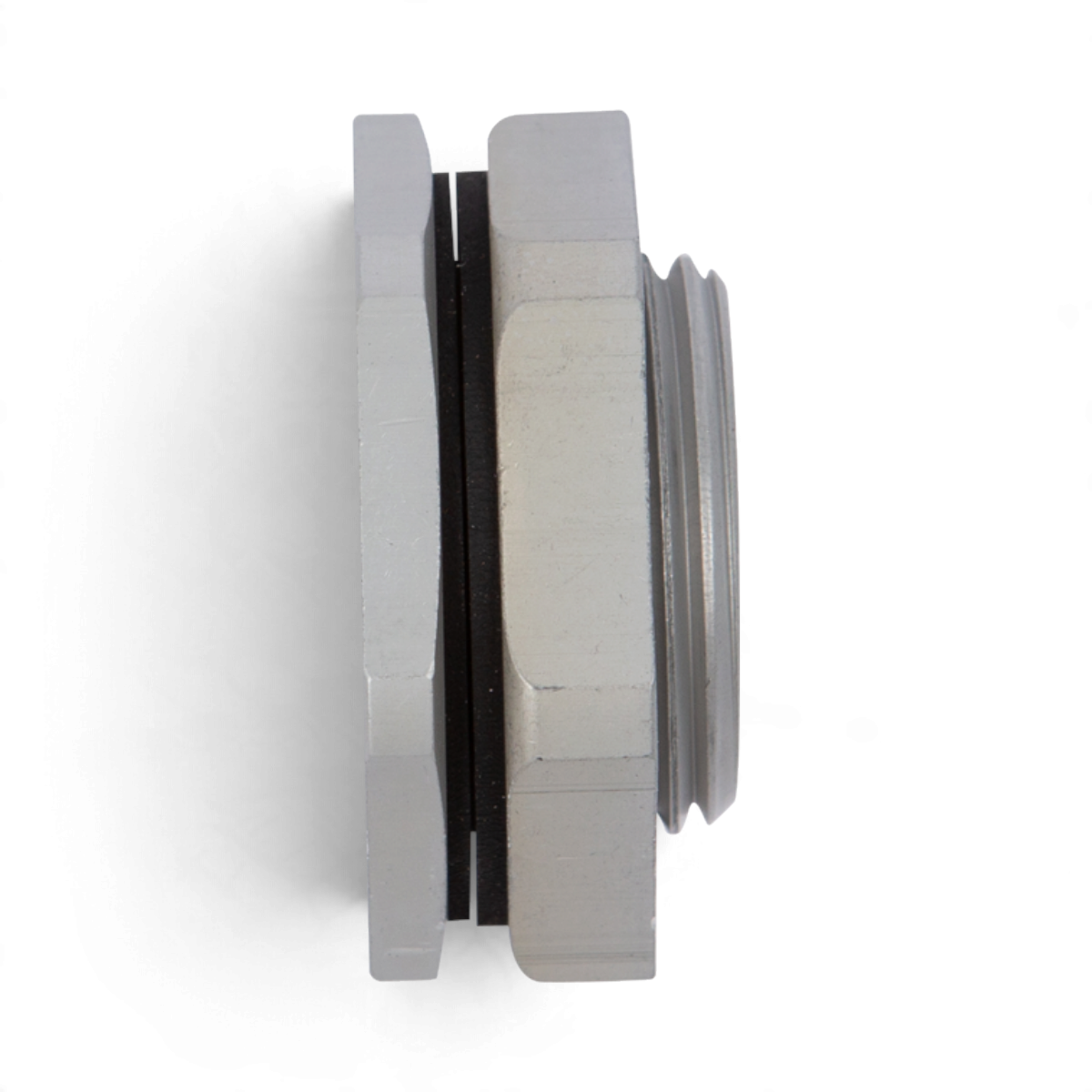 SKB Cases 30/40/50 humidity indicator valve in a grey metal finish, side view showing threaded design and gasket.