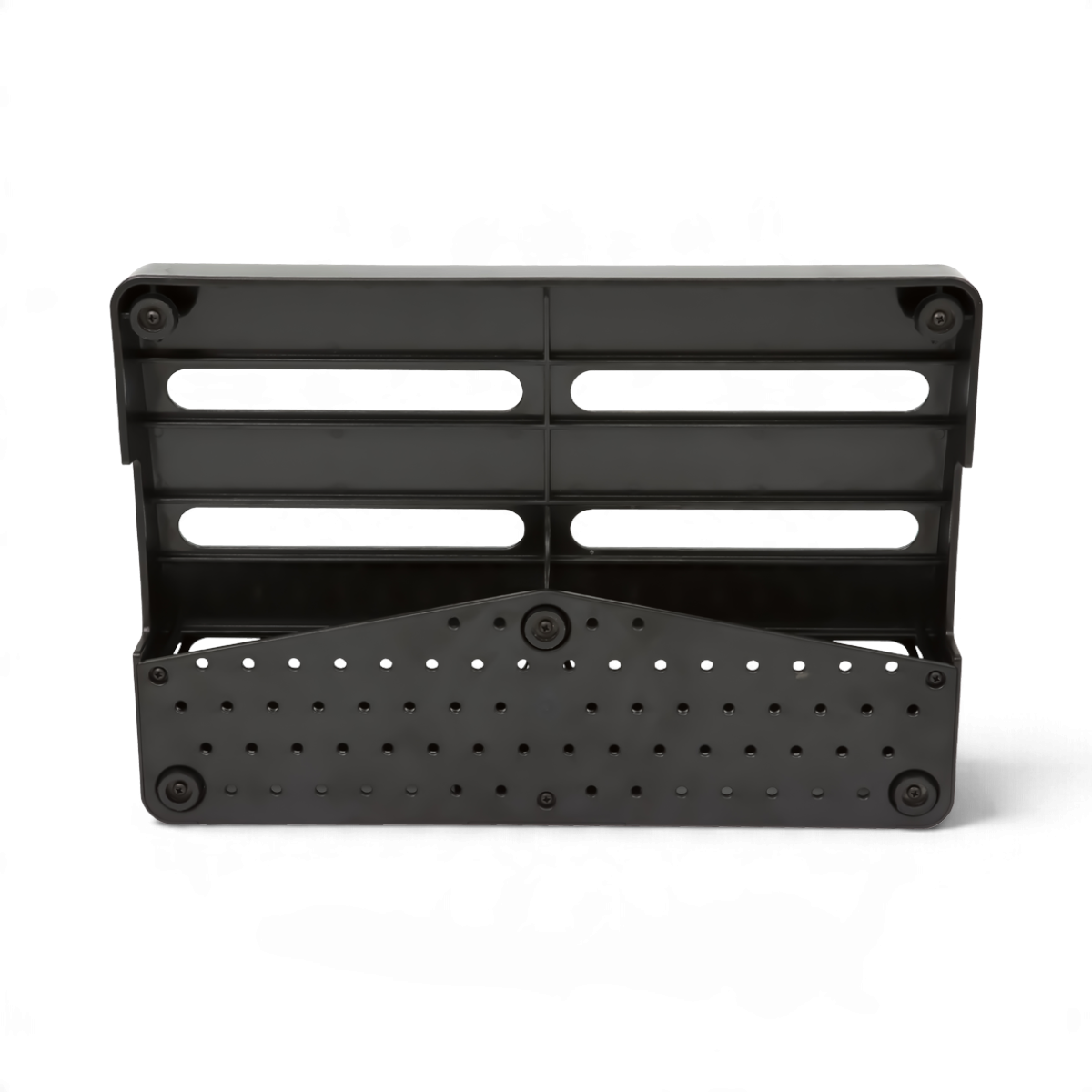 SKB Cases injection molded black ABS pedalboard with under-mounting surface for power supplies
