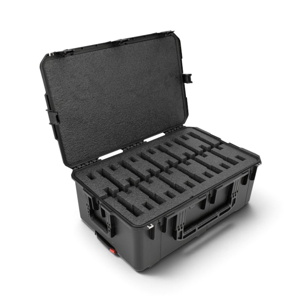 SKB Cases iSeries 12-pack M9 pistol case with precision-cut foam interior for secure handgun and magazine transport.
