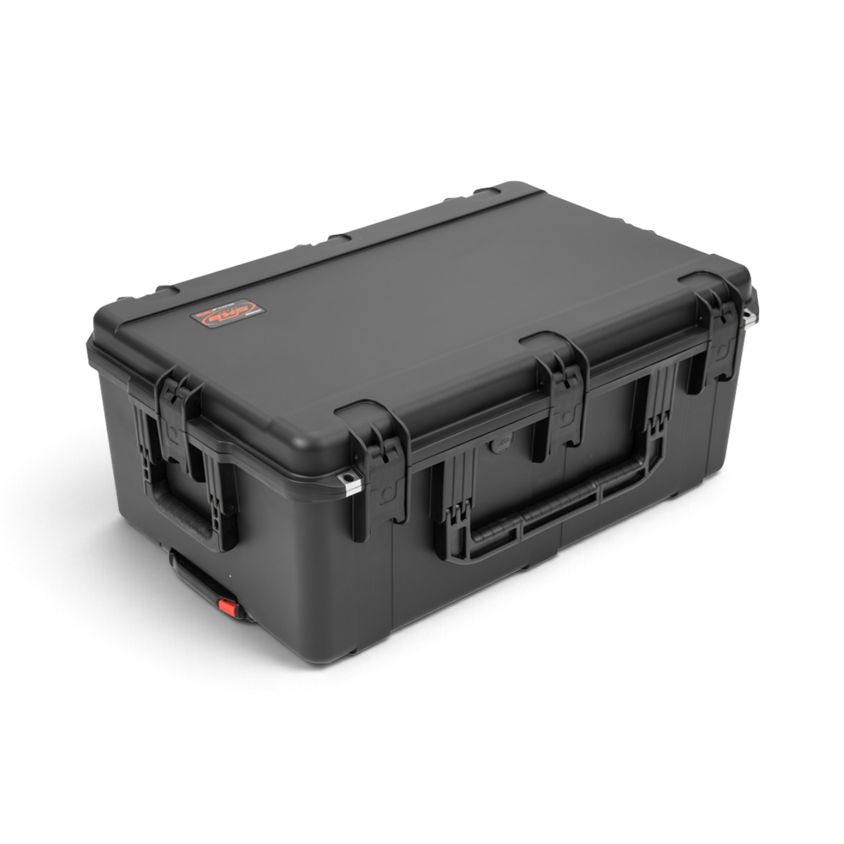 SKB Cases iSeries 12-pack M9 pistol case in black, featuring a durable, watertight, injection-molded hard shell.