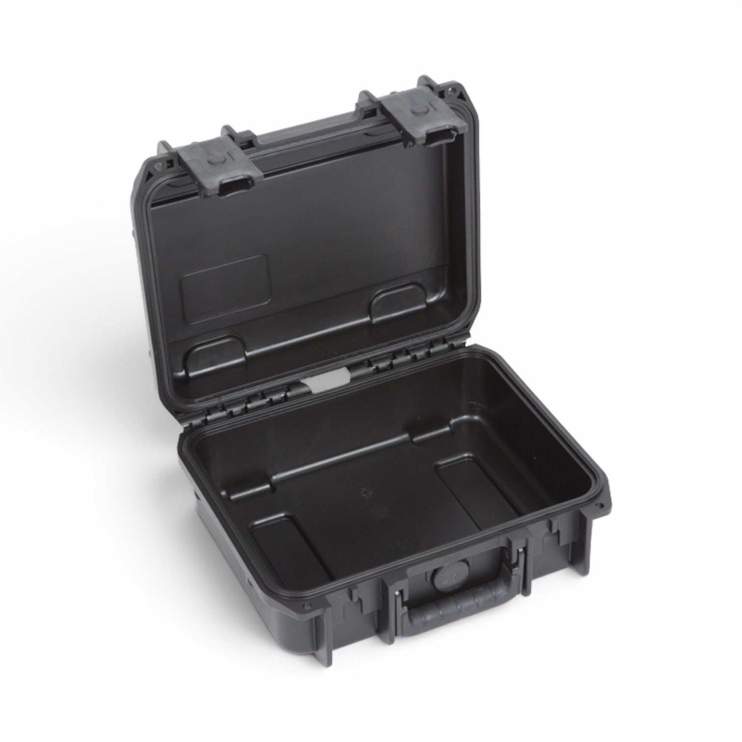 SKB Cases iSeries 1209-4 black waterproof injection molded polypropylene equipment case with open lid