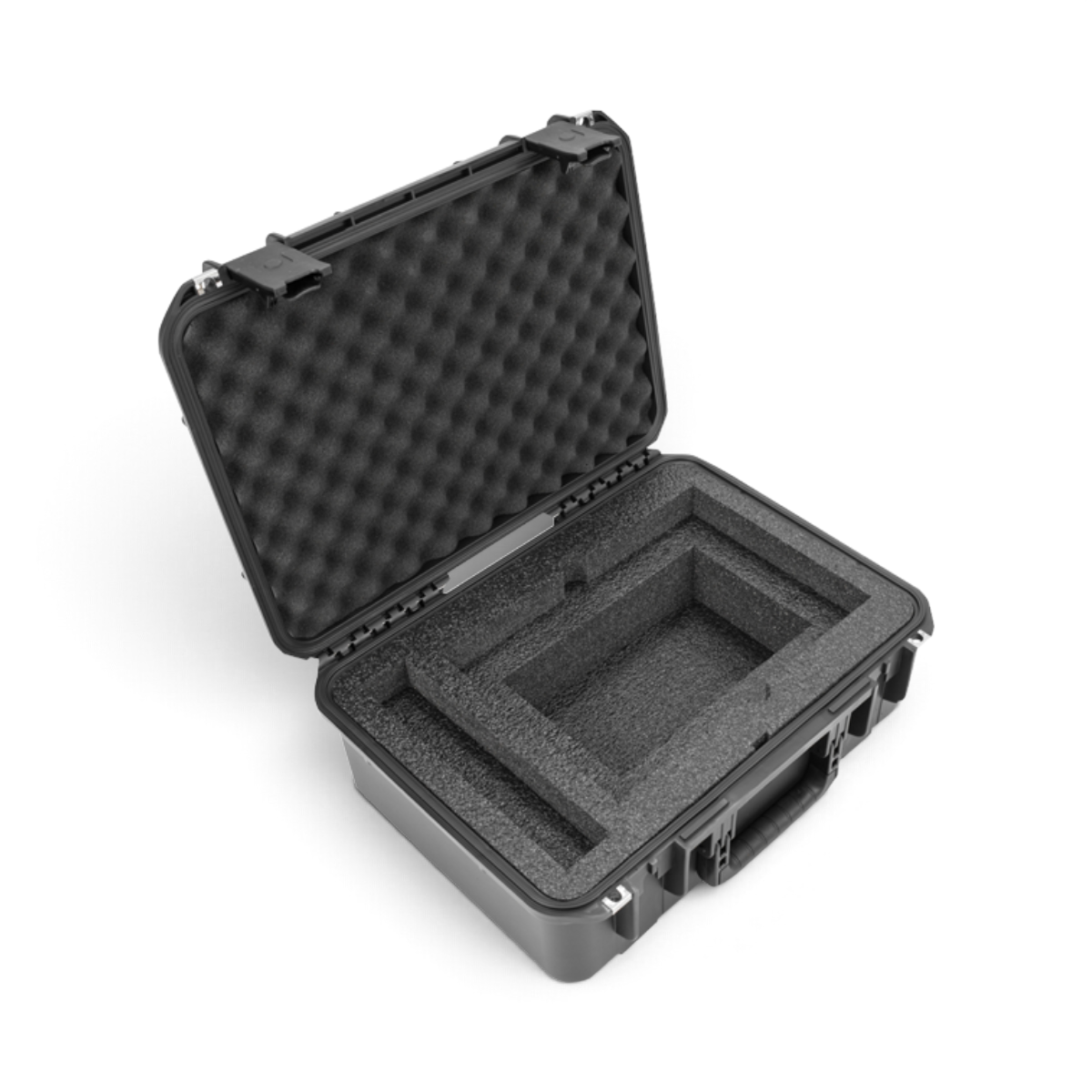 SKB Cases iSeries 13-inch laptop case in black with protective injection molded shell and interior foam padding.