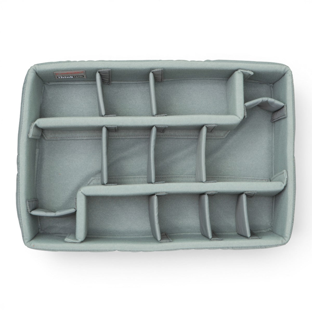 SKB Cases iSeries 1711-6 divider set with grey Nylex-wrapped foam dividers and adjustable hook-and-loop compartments.