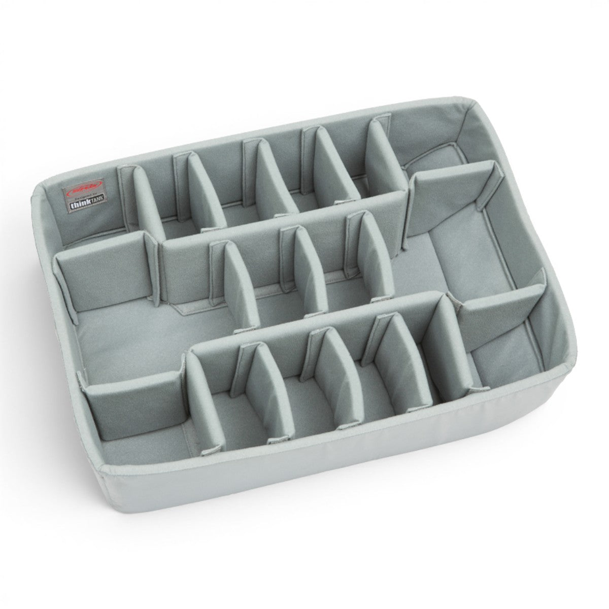 SKB Cases iSeries 2215-8 Think Tank divider set with grey Nylex-wrapped foam inserts and adjustable dividers for gear.
