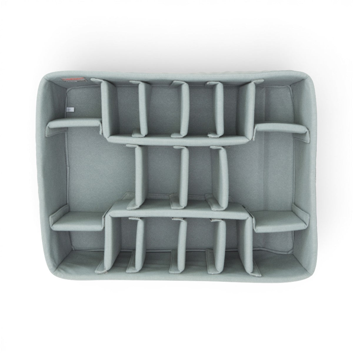 SKB Cases iSeries 2217-10 Think Tank divider set with grey Nylex-wrapped foam inserts for custom gear organization.