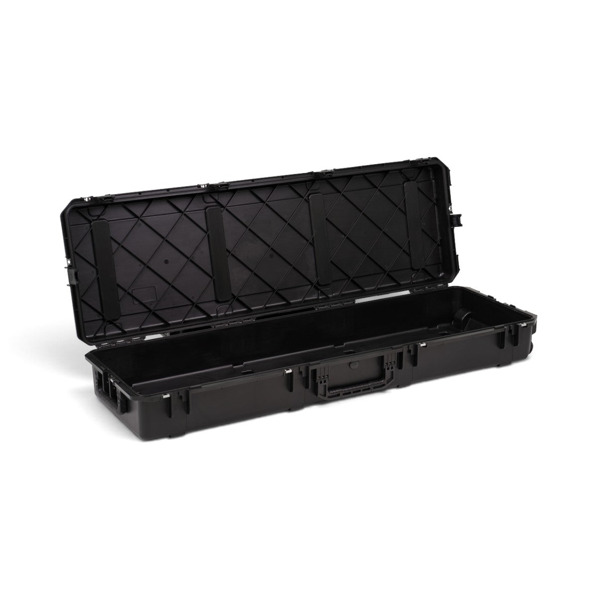 SKB Cases iSeries 6018-8 black injection molded waterproof equipment case with open lid
