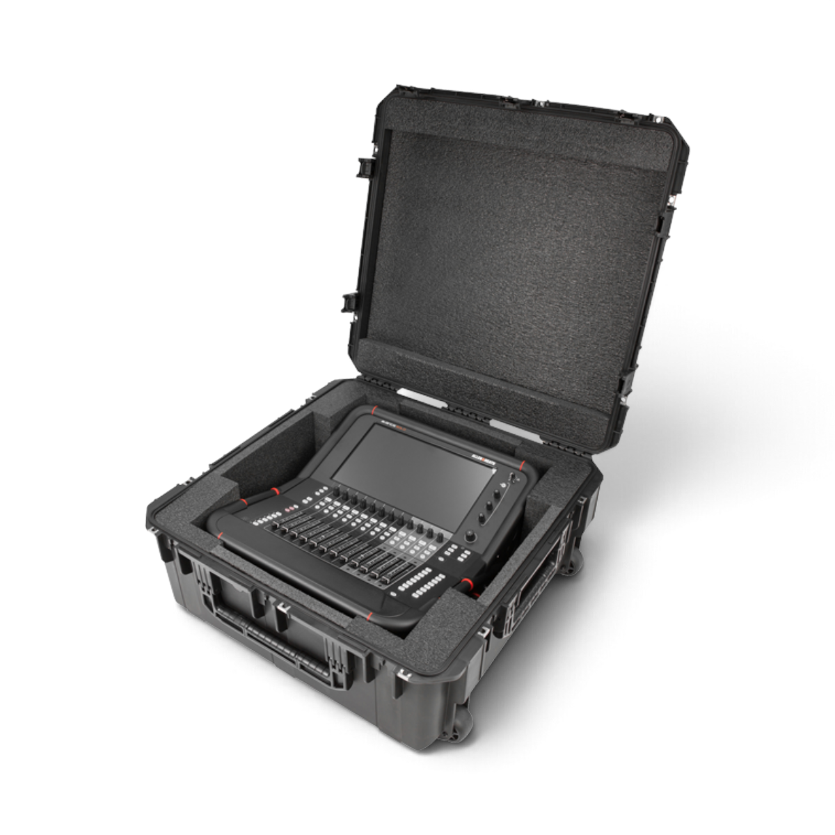 SKB Cases iSeries 2828-12 waterproof hard case with custom foam interior for Allen & Heath Avantis Solo mixer