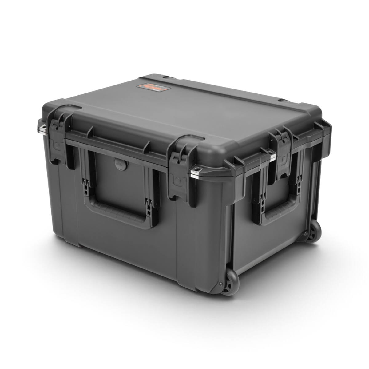 SKB Cases iSeries black injection molded watertight transport case for Motorola radio chargers with wheels