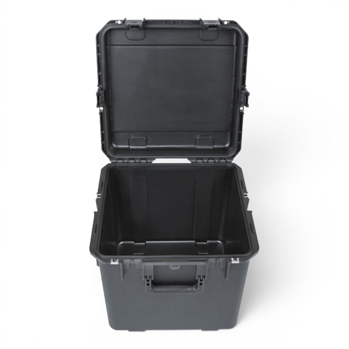 SKB Cases iSeries 1717-16 black waterproof injection molded polypropylene equipment case with open lid