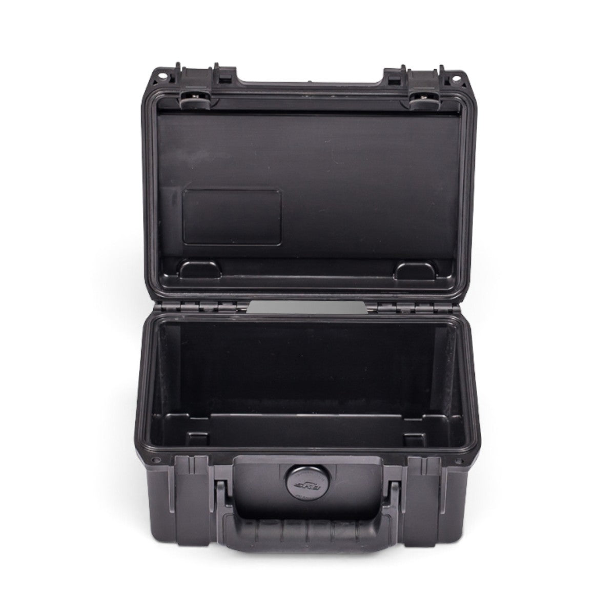 SKB Cases iSeries 0806-3 black waterproof injection molded polypropylene equipment case with open lid