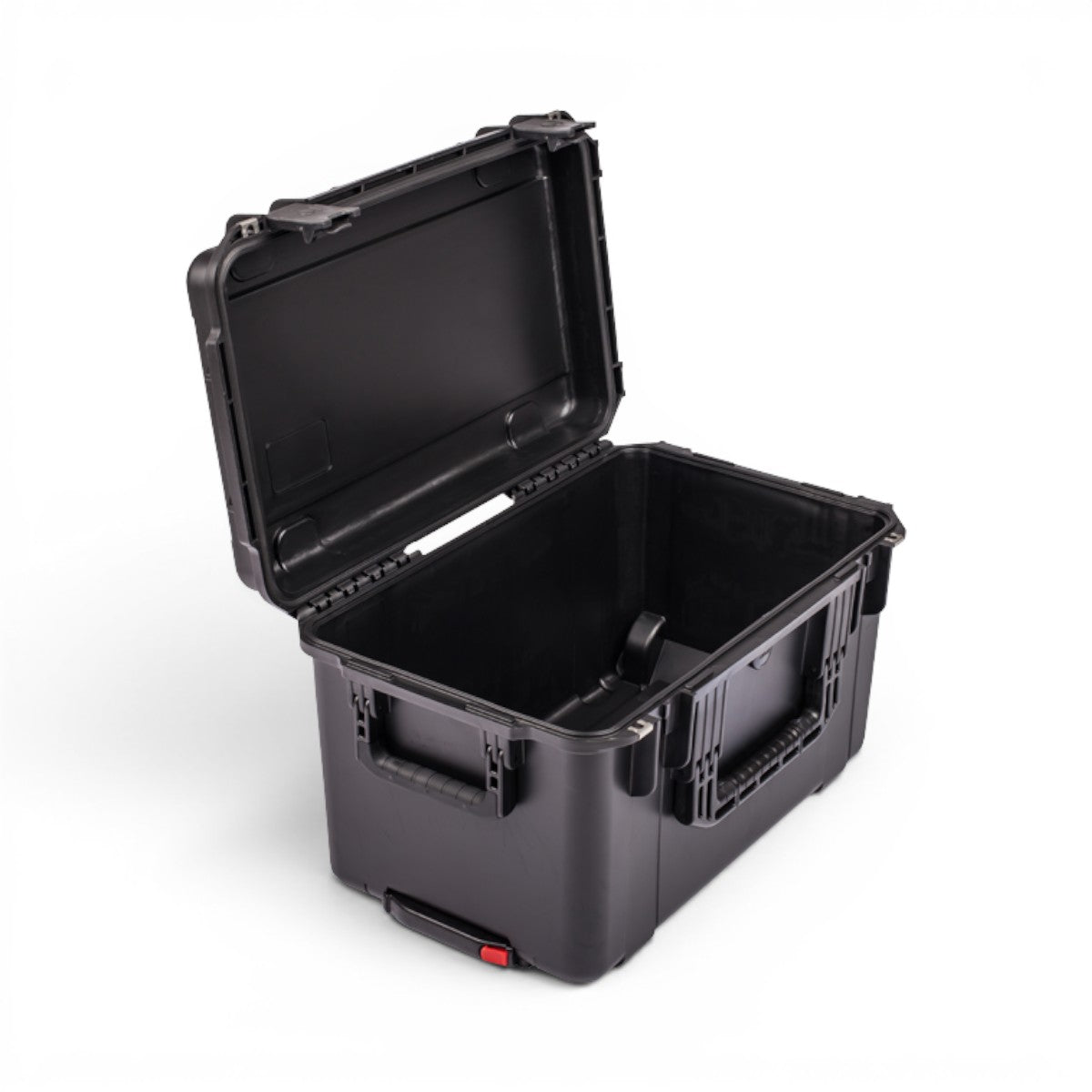 SKB Cases iSeries 2213-12 black waterproof injection molded polypropylene equipment case with open lid