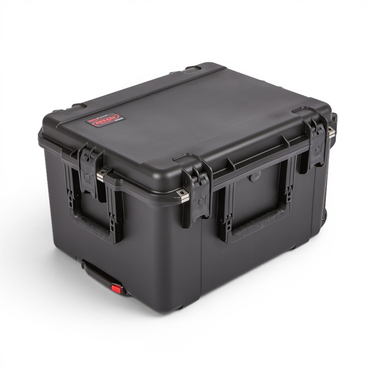 SKB Cases iSeries 2217-12 black waterproof injection molded polypropylene equipment case with trigger latches.