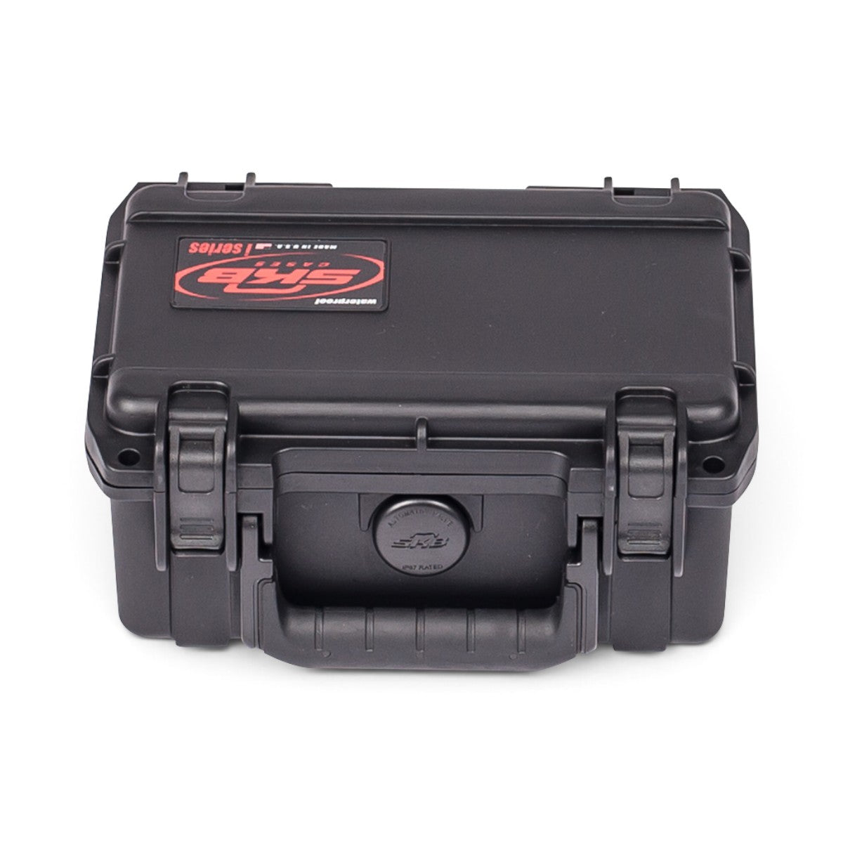 SKB Cases iSeries 0705-3 black waterproof injection molded polypropylene equipment case with trigger latches