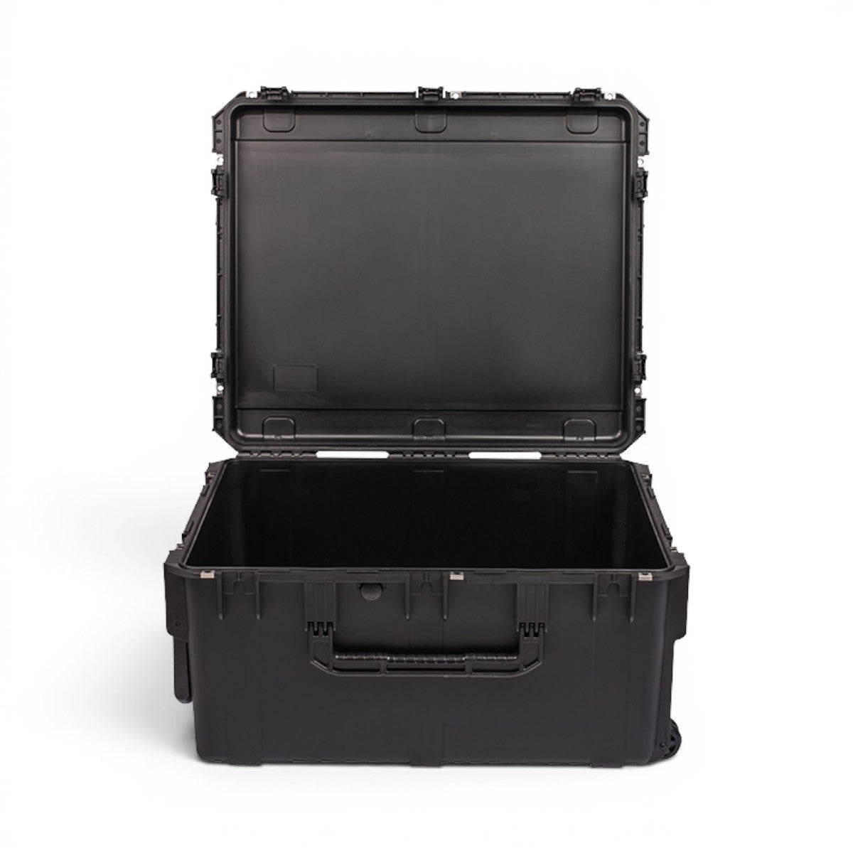 SKB Cases iSeries 3026-15 black waterproof injection molded polypropylene equipment case with open lid