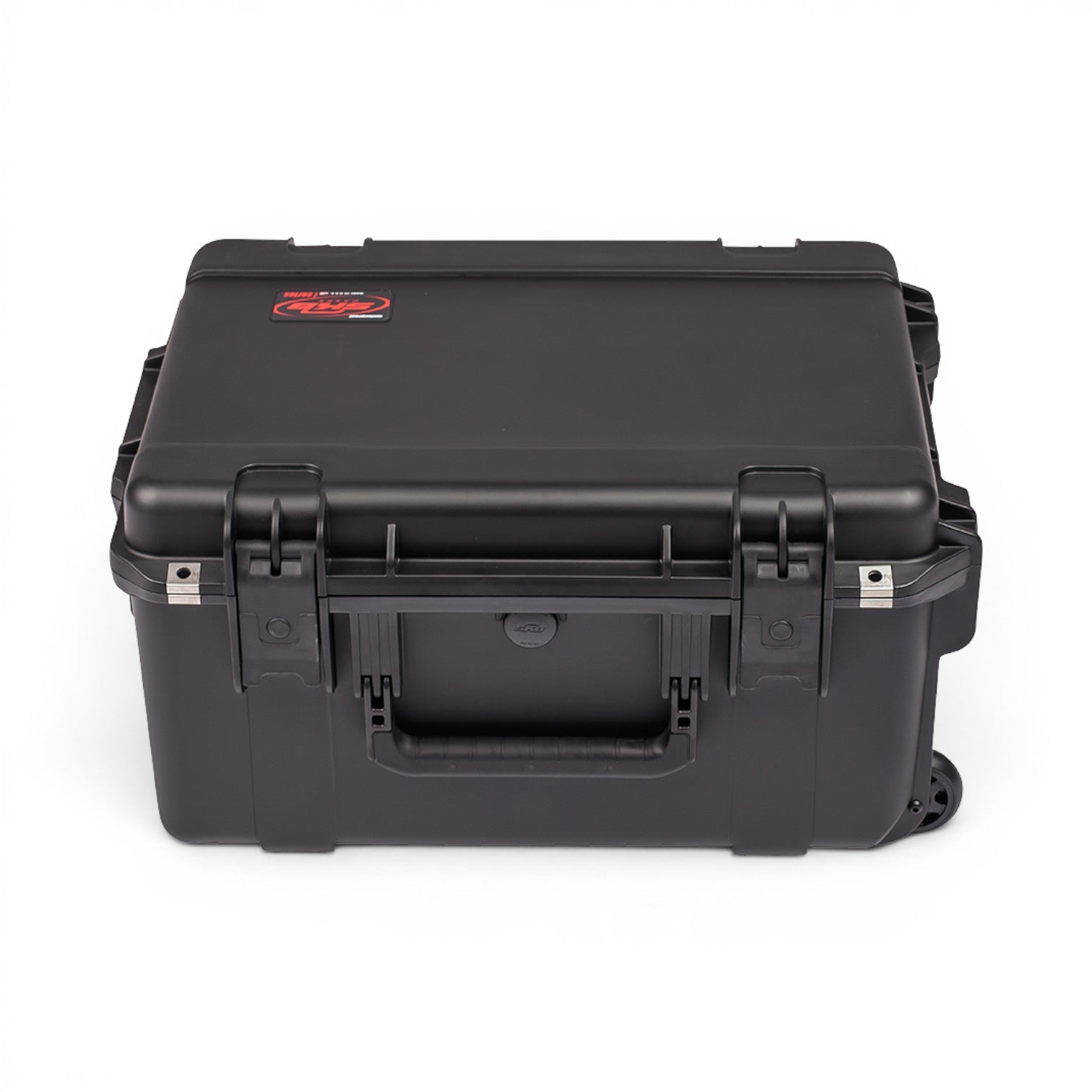 SKB Cases iSeries 2015-10 black injection molded waterproof equipment case with secure trigger latches and handle.