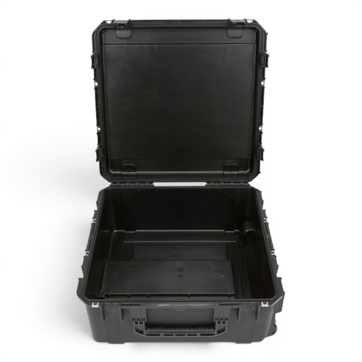 SKB Cases iSeries 2424-10 black waterproof injection molded polypropylene equipment case with open lid