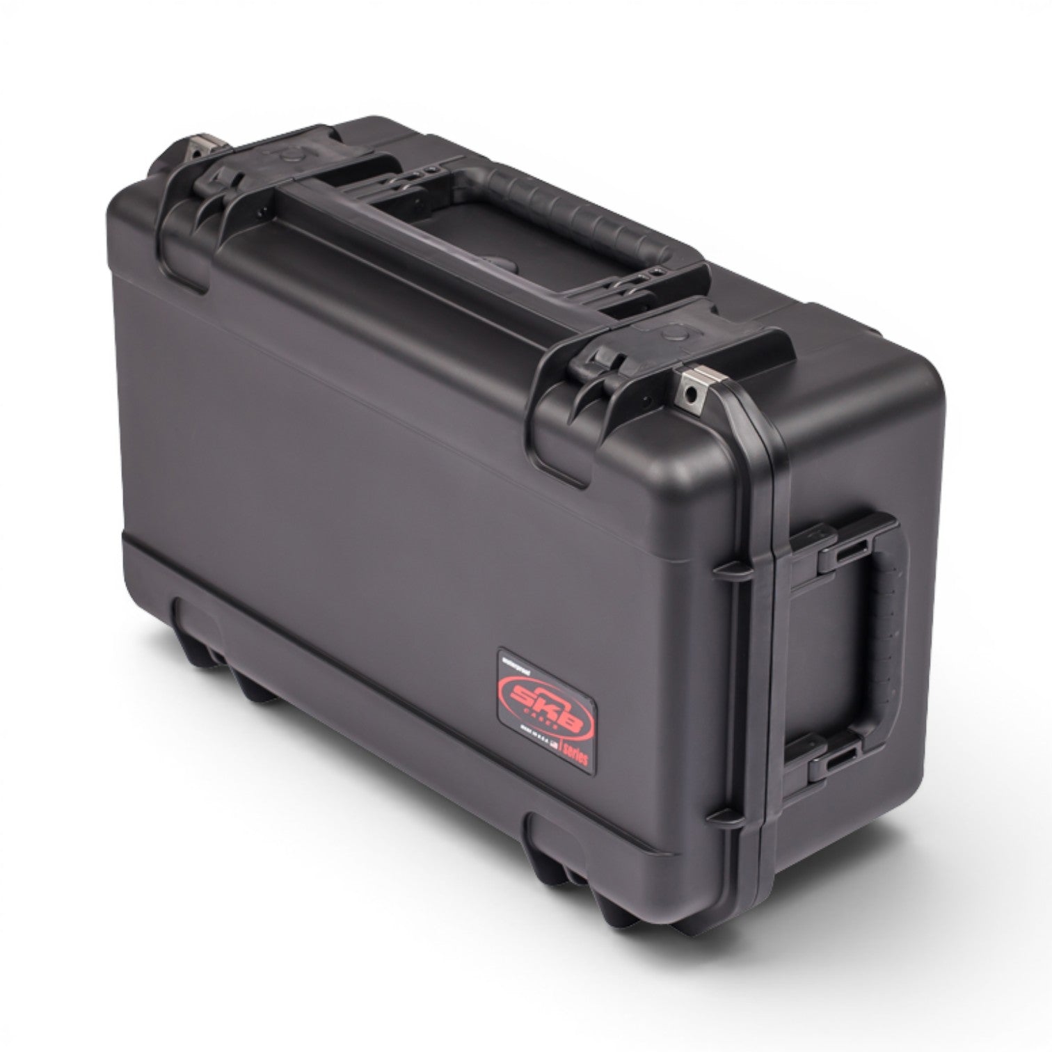 SKB Cases iSeries 2011-8 black waterproof injection molded carry-on equipment case with trigger latches.