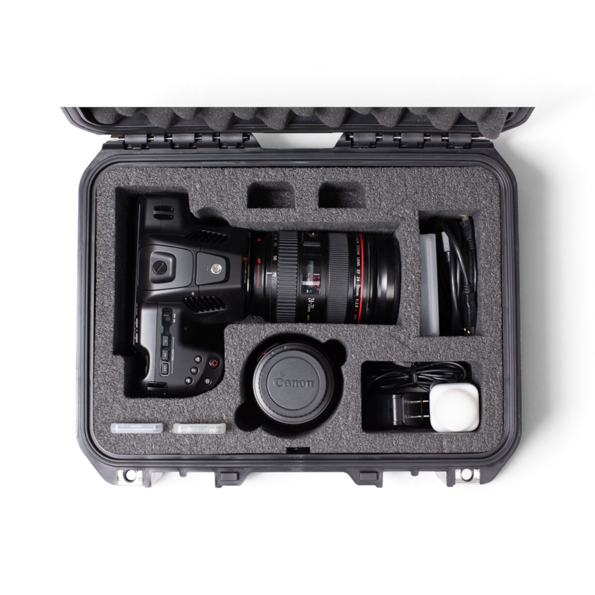 SKB Cases iSeries waterproof hard case with custom foam interior for Blackmagic Pocket Cinema Camera 6K Pro