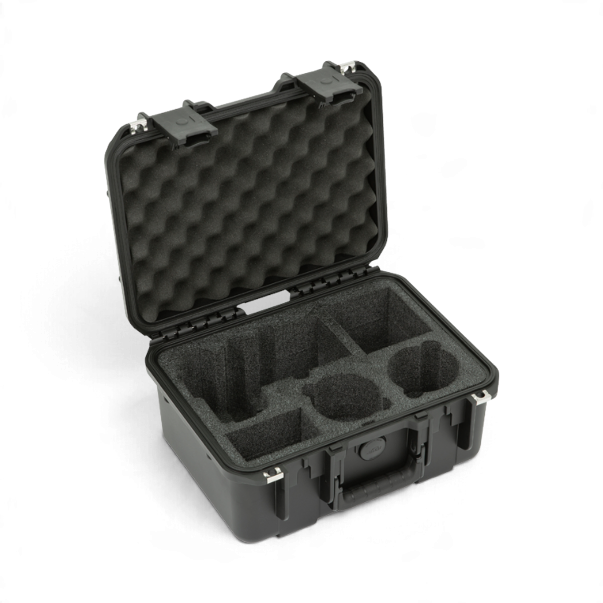 SKB Cases iSeries 1309-6 waterproof hard camera case with custom cut foam interior for Sony A7 series cameras.