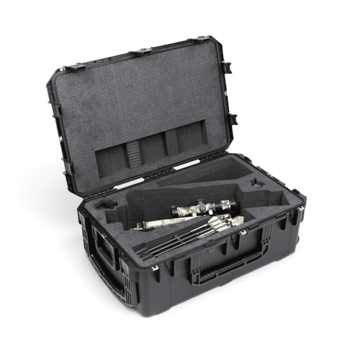SKB Cases iSeries 3019-12 waterproof crossbow case with precision cut foam interior for TenPoint Havoc and Siege models